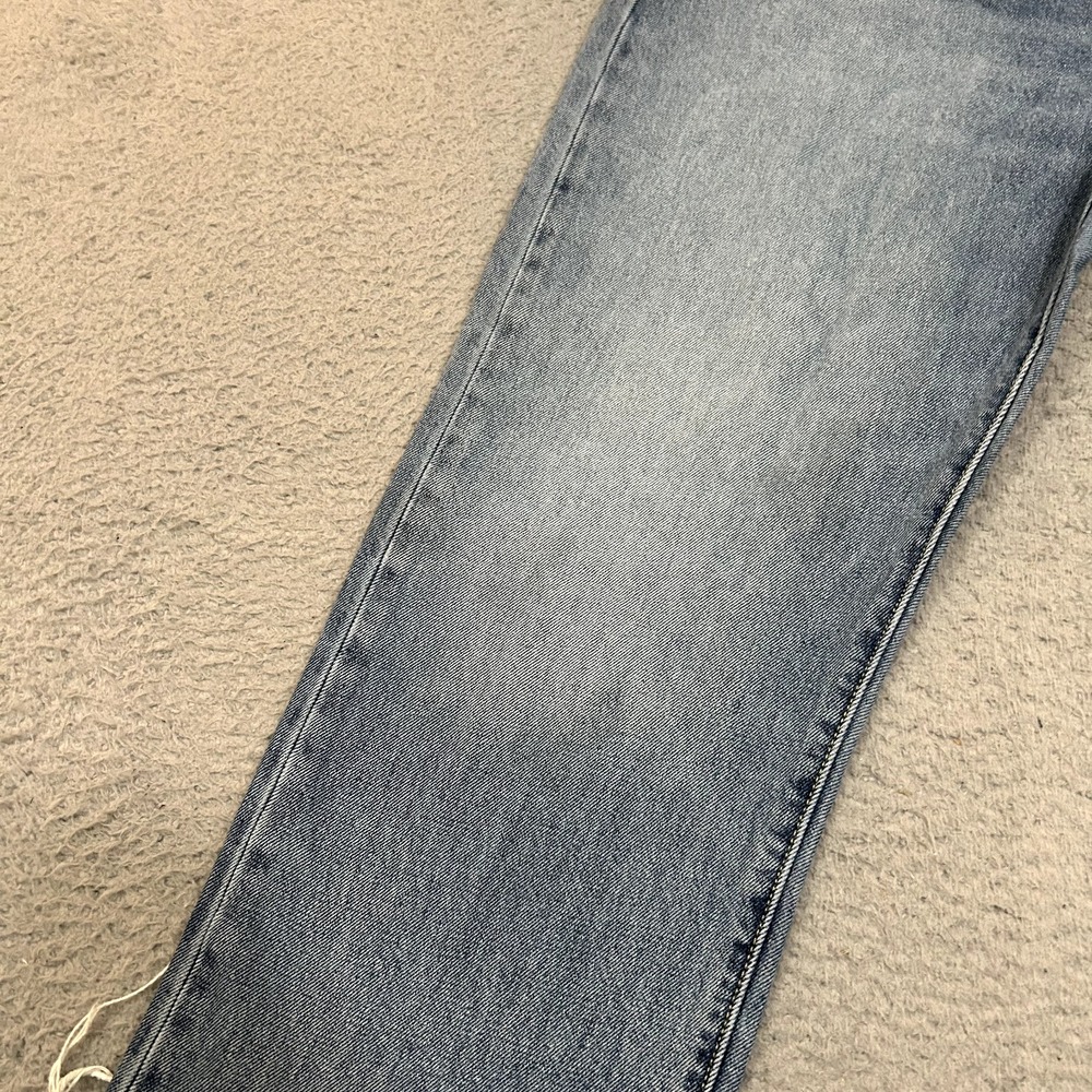 Levis Jeans Mens 34x26 Blue Denim 551 Z Straight Fit Cropped Premium Big E Adult - Picture 4 of 16